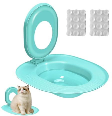 Kit di allenamento per WC Cat – S. 15 x 14 in | Sistema di allenamento per WC CAT con design antiperdite, uso interno ed esterno – Càt Hygiene Trainer | bagno, appartamento