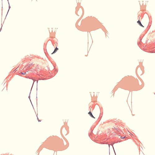 Arthouse Flamingo Queen Coral Wallpaper 674700