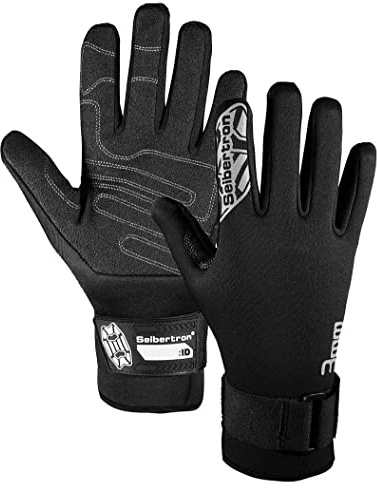 Seibertron C.R.D.G 1.0 Guanti Palme Livello 5 Resistenti al Taglio Antiscivolo 3MM Neoprene Flessibile Termico Uomini Donna da Immersione Sub per Mutande,Pesca Subacquea,Surf, pagaia,Kayak,Nuoto M