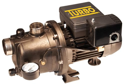 Turbo 3/4HP Non-Corrosive Shallow Well Jet Pump
