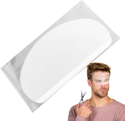 Écran facial de laque pour cheveux, couvre-visage pour salon de coiffure,Masque de coiffure pour visière de de maquillage - Bouclier de laque pour coupe de cheveux, tampons de couverture pour b