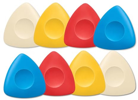 AMSGANK 8 Piezas Tiza Costura de Colores, Bolígrafos Triangulares de Sastrería Tailors Chalk Tizas de Sastrería para Marcar, Telas, Artesanía, Costura