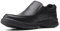 Clarks Homme Bradley Free Mocassin, Blk Tumbled Lea, 47 EU