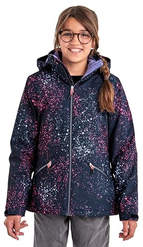 killtec Mädchen Outdoorjacke/Funktionsjacke mit Kapuze KOW 197 GRLS JCKT, coral pink, 140, 38512-000