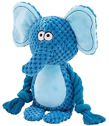 TONYFY Jouets pour chien, jouets couineurs pour chien avec papier froissé, jouet à mâcher en peluche pour animal en peluche, jouets interactifs en corde de coton pour chiot, petits et moyens chiens