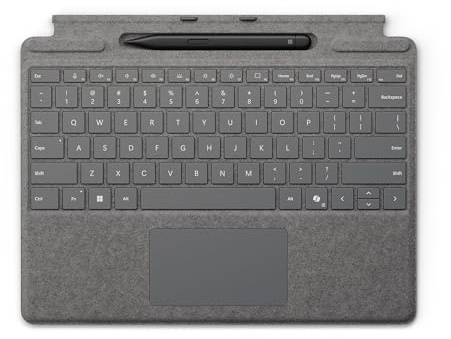 Microsoft Surface Pro Keyboard mit Slim Pen - Platin