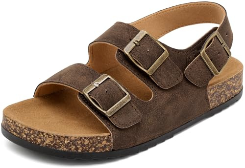Sandaler, dam, kork, fotbädd, pantoletter, bekvämt justerbart spänne, halkskydd, sommar, tofflor, unisex, läder, minneshalkfri gummisula, skum, träskor, tofflor, lediga sandaletter, arbetsskor