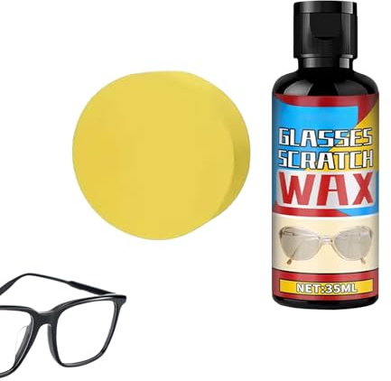 Glass Scratch Remover, 35ml Portable Cleaner, Lens Spray with Easy Application, Glasses Cleaning Kit, Home Vehicle Accessory with Portable Formula, Screen Care for Sunglass Camera