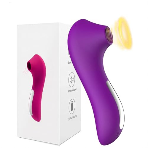 Mini Portabel Wellnessenhet för Kvinnor, Trådlös Design med 10 Luftvågslägen, Mjuk Silikon, USB-Uppladdningsbar, Tyst och Ergonomisk för Daglig Avkoppling