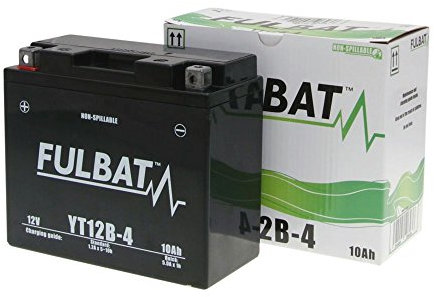 FULBAT Batterie 12 V 10 Ah (FT12B-4) [wartungsfrei & versiegelt] kompatibel mit Yamaha FZS600, S, Fazer 600 ccm Baujahr 98-03
