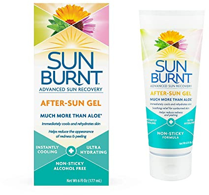 EMCW9 Ultra Hydrating Aloe Vera Gel by Sunburnt 6 Ounce,Clear,SUNB21006