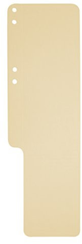 Exacompta 13722B 100er Pack Premium Aktenschwänze Exaflex aus Recycling Karton mit Seitenfalz genutet und gelocht, ideal für Exaflex Kanzlei Hängehefter für Büro Kanzlei und Anwälte, chamois