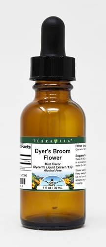 Dyer's Broom Flower Glycerite Liquid Extract (1:5) - Mint Flavored (1 oz, ZIN: 522396) - 3 Pack