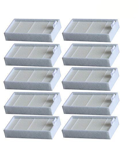 Accessori per consumabili Filtro HEPA per aspirapolvere, filtri di ricambio a vita per aspirapolvere robot ILife V3, V3S, V3S Pro, V5, V5S, V5S Pro, 10PCS
