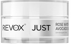 REVOX B77 - Crème Contour des Yeux Just Rose Water & Avocado Oil, 50 ml, Hydrate, Réduit Cernes, Poches et Rides, Apaise la Peau et Améliore l’Élasticité pour un Regard Revitalisé