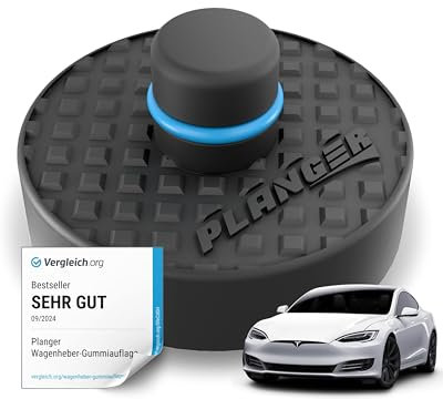 PLANGER® Tesla Wagenheber Adapter - ENRGY PAD flach (Model 3 - Model S - Model Y - Model X) 10 Jahre Garantie - Bruchsicher 3t
