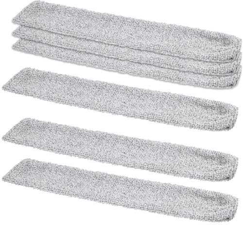 YBEATY Lot de 6 têtes de rechange en microfibre Duster - Réutilisables - Amovibles - Pour le nettoyage sous le réfrigérateur et le canapé