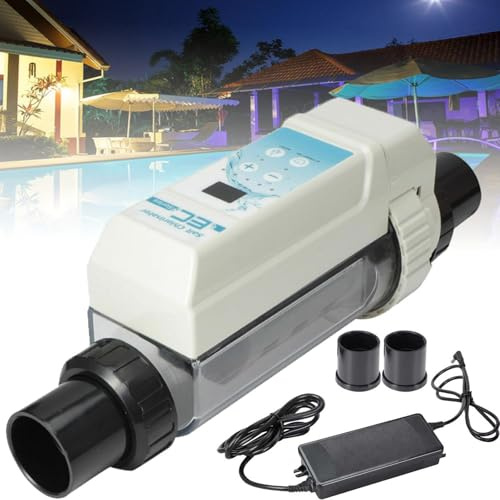 Salzchlorgenerator für Pools - Elektrolytische Salzwasseranlage, geeignet für Innenpools bis einfach zu bedienender Spa Chlorinator