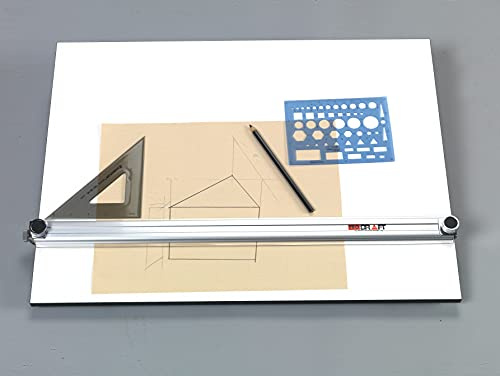 Martin Universal Design 24 x 36 Pro-Draft Parallel Straightedge Drawing Board, White Melamine, 1 Each (U-PEB2436B)