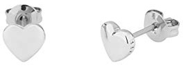 Ted Baker Harly Tiny Heart Stud Earrings For Women (Silver)