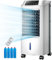 Portable Air Cooler, 4 In 1 Air Cooler Cool Fan Humidifier Air Purifier, Room Cooler with 4 Ice Boxes, 6L Capacity, 7H Timer, Lightweight, Low Noise, for Home Office Dorm