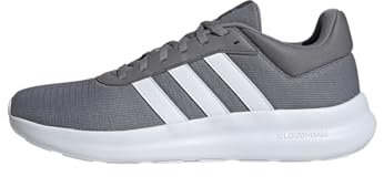 adidas Herren LITE Racer 4.0 Shoes Schuhe, Grey Three/Cloud White/Cloud White, 44 2/3 EU