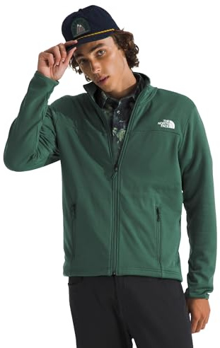The North Face NF0A8AZFHCH M CEDAR TRAIL GRID FLEECE FZ JACKET Giacca Uomo DUCK GREEN Taglia XL