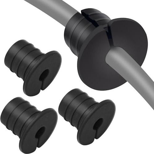 Starlink - Kit de enrutamiento de cables para agujeros de pared de 3/4 pulgadas, 4 piezas, accesorios Starlink, paso de pared de cable de silicona, ojales de pared antideslizantes Starlink para cables