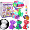 Dino lampe Basteln, Dino Bastelset Dinosaurier Spielzeug, Dinosaurier Lampe Malset, Dino Geschenk für Jungen und Mädchen 4 5 6 7 8 jahre, Dinosaurier Lampe Spielzeug, Bastelsets Kreativ Set für Kinder