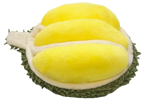 Genérico Juguetes para Perros | Masticable Durian Realista con Squeaker para, para Perros | para Exterior Interior Regalo Navidad Cumpleanos