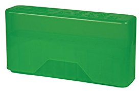 MTM 20 Round Slip-Top Rifle Ammo Box, Clear Green