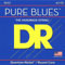 DR Strings Pure Blues PBVW-40 – E-Bass Saiten, 4-Saiter Set, Quantum Nickel, Rundkern, Extra Light 40-95