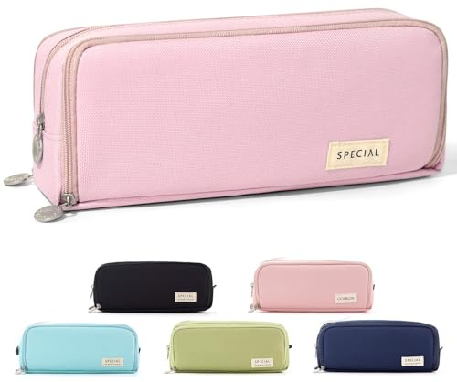 CICIMELON Federmäppchen Große Kapazität Federtaschen Teenager Mädchen Mäppchen mit Reißverschluss Make-up Tasche für Schule & Büro