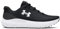 Under Armour UA Charged Surge 4 Zapatos de deporte para hombre, ligeras y transpirables deportivas de hombre, color negro/gris antracita/blanco