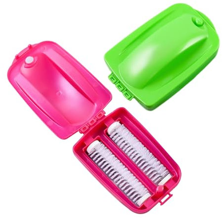 Cepillo para Quitar El Polvo De Alfombras, Cepillo para Alfombras De Pelo Suave, Recogedor De Suciedad, Cepillo Electrostático para Sofá, Rodillo De Limpieza De Polvo, 2 Uds.