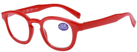 NEW VISION Gafas Presbicia y Luz Azul, Estilo Retro para Ordenador, Mujer - Protección UV400 de Lectura NV1591B