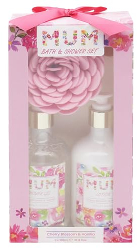 The Leonardo Collection Jennifer Rose Gallery Mum Bath & Shower Set | Luxurious Body Wash, Shower Gel & Bath Bombs | Relaxing Bubble & Bath Soak | Cruelty-Free Spa Gift Set for Women