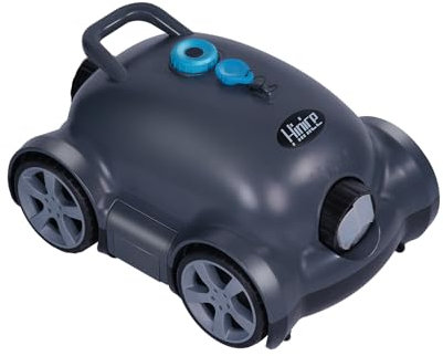 Hinice Cordless Robotic Pool Cleaner,Automatic Pool Vacuum Robot for In-Ground/Above Ground Pools,150 Min Runtime, IPX8 Waterproof, 2200 Sq Ft Coverage (Dark Grey)
