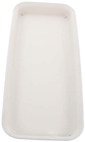 HEMOTON Soucoupe Rectangulaire Plastique pour Pot de Fleurs Plateau Grand Format pour Plantes Intérieur et Extérieur Bac à Eau Étanche pour Plusieurs Pots Adapté Aux Jardinières