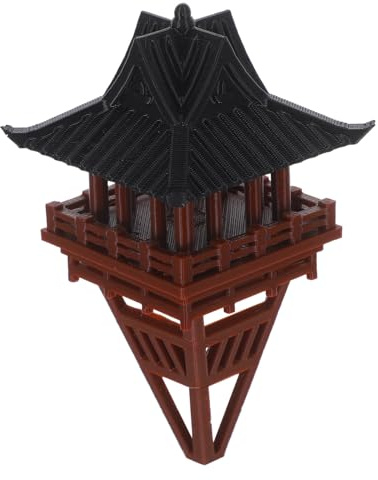 ifundom Miniatura Padiglione in Materiale Resistente per Bonsai Decorazione da Tavolo con Raffinati e