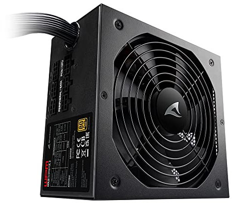 Sharkoon WPM Gold Zero 550W, 80 Plus Gold, Semimodular