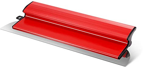 Cuchilla para enyesar, raspador para secadoras, Profesional, espátula de Revestimiento de acero Inoxidable con Mango en Forma de Z para Alisar y terminar el Revestimiento de hormigón