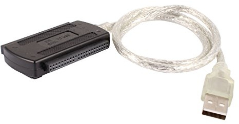 Ruilogod PC USB 2.0 al adaptador de cable SATA IDE 40 PIN para 2.5 3.5 disco duro