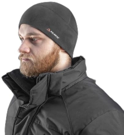 M-Tac® Mütze Herren Fleece Fleecemütze Wintermütze Beanie Army Tactical Warm, Black, L