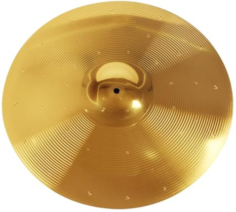 BESTonZON Brass Alloy Drum Splash Cymbal Robust Für Schlagzeug Sets Percussion Zubehör Ersatzteil Für Anfänger Drummer Geschenk