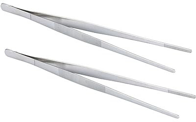 Cabilock 2pièces Pince à Steak Acier Ustensiles De Cuisine Pour Barbecue Grillades Fruits Et Plats Chauds