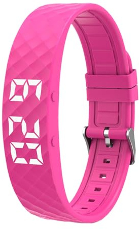 Pulsera de Alarma para Durmientes Profundos,Dispositivo de Reloj con Temporizador Silencioso | Reloj Despertador Vibratorio Ajustable De Muñeca,Para Dormir Personas Mayores Hombres Mujeres Adultos Niñ