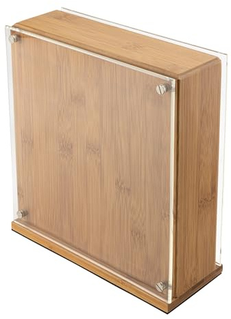 Rockingham Forge Bloque magnético de bambú para 8 cuchillos : soporte universal para guardar los cuchillos de cocina de forma sencilla e higiénica