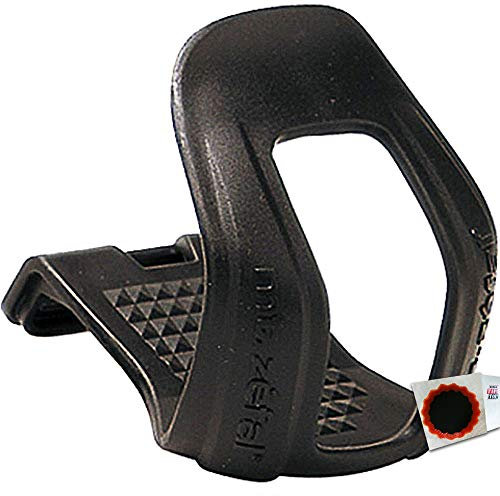 ZEFAL Pedalhaken 45 L/XL ab Gr. 42 Technopolymer schwarz + SCHLAUCHFLICKEN