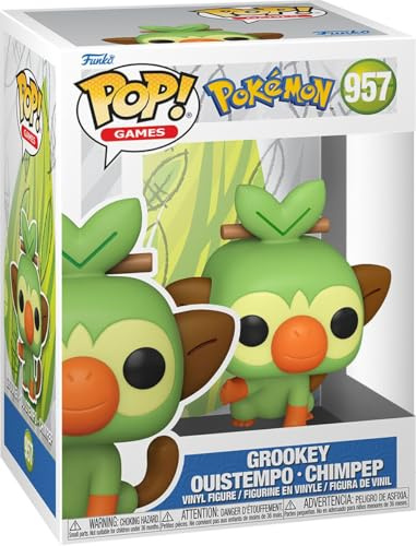 Funko POP! Games: Pokemon - Grookey - Collectable Vinyl Figure - Gift Idea - Official Merchandise - Toys for Kids & Adults - Video Games Fans - Model Figure for Collectors and Display